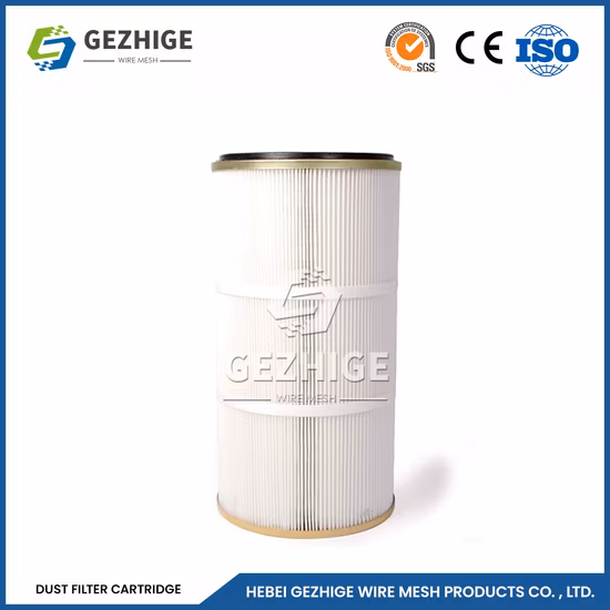 Gezhige 3m Fábrica de Filtros de Tratamento de Água 3000PA 3500PA Substituição de Pressão do Vento Filtros de Cartucho Industriais China Coletor de Pó Industrial Cartucho de Filtro